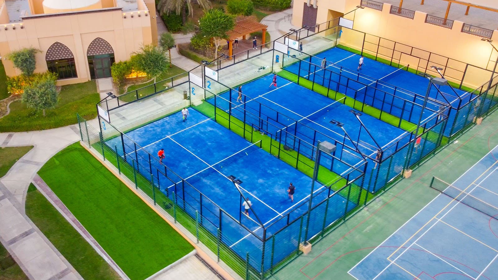 Home Of Padel Saadiyat Rotana padel venue