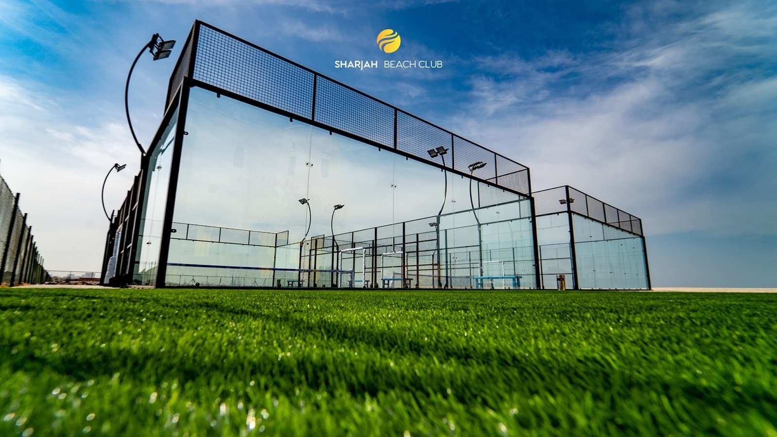 Sharjah Beach Club padel venue