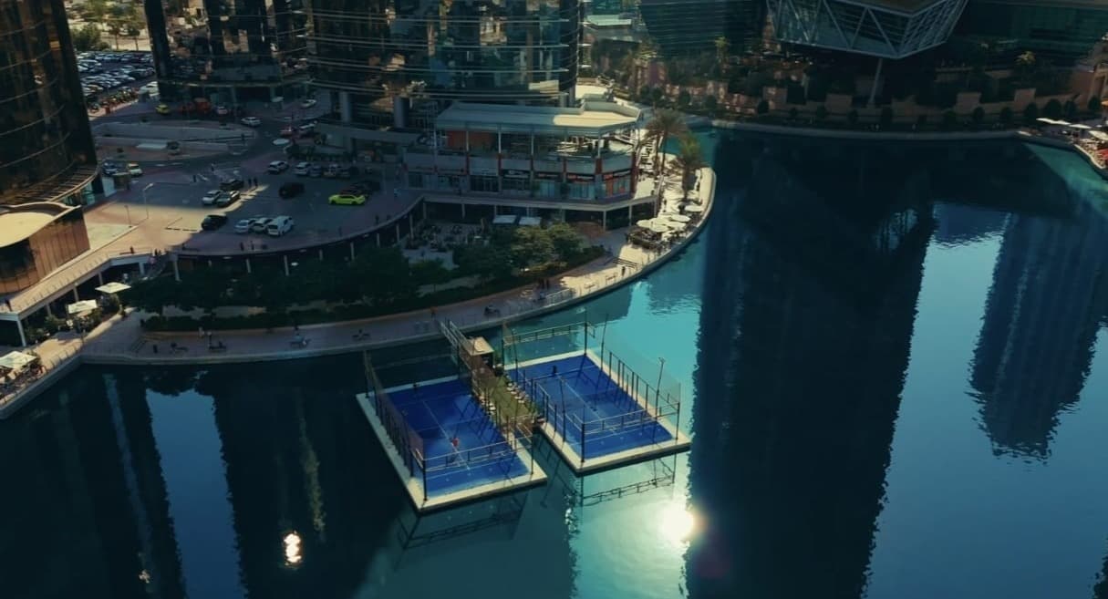 Padel Islands Floating Club Dubai padel venue