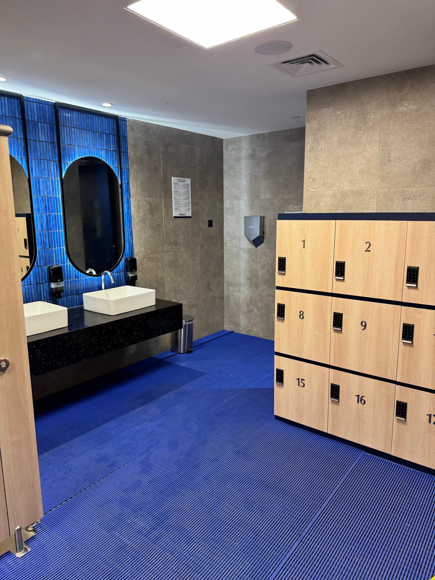 AllSports Arena: Locker room and showers